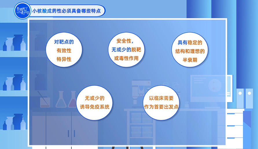 小核酸成药性必须具备哪些特点？